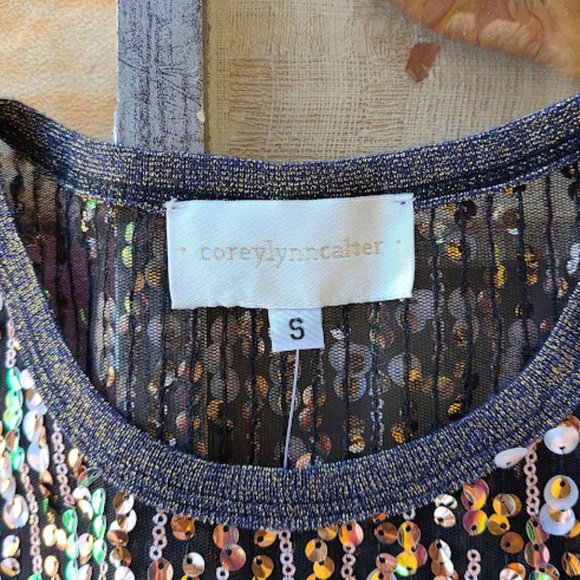 Anthropologie Black and White Midi Dress - Picture 9 of 10